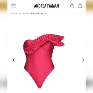 Andrea Iyamah Nisi Orange Swimsuit